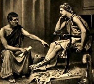 Aristotle Teaching Alexander
