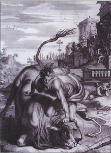 Heracles with the bull