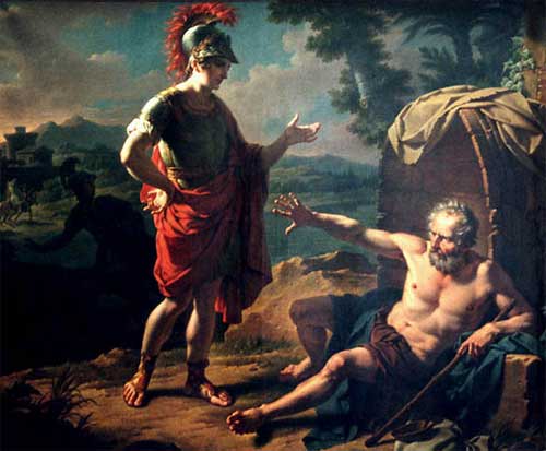 alexander the great diogenes