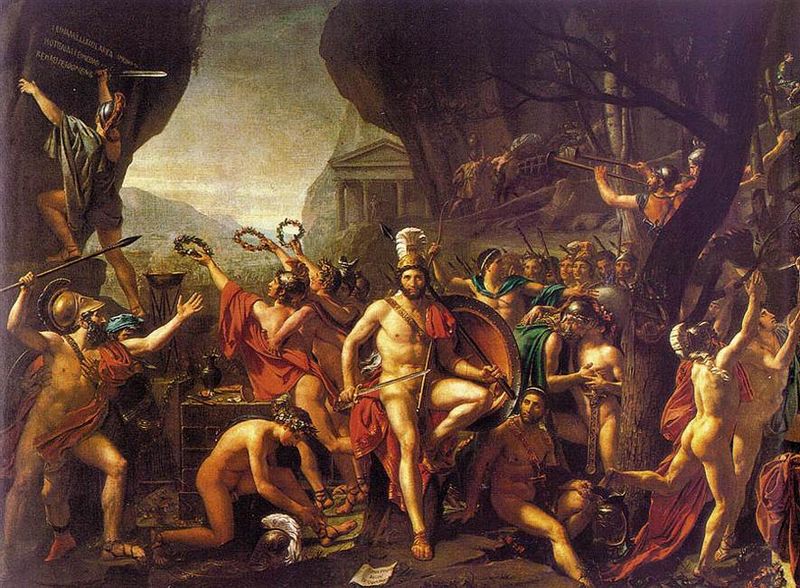 Leonidas at the Battle of Thermopylae