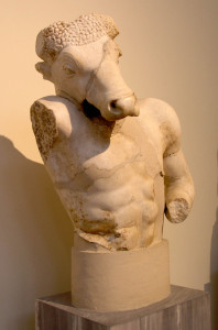Minotaur statue