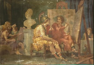 Alexander the Great with Apelles