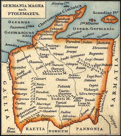 Map of Germania