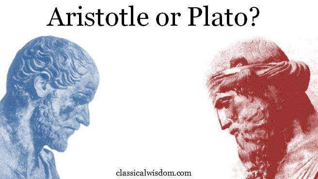 Aristotle and Plato