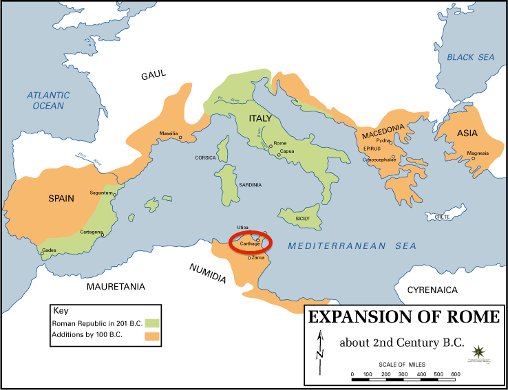 Roman Map
