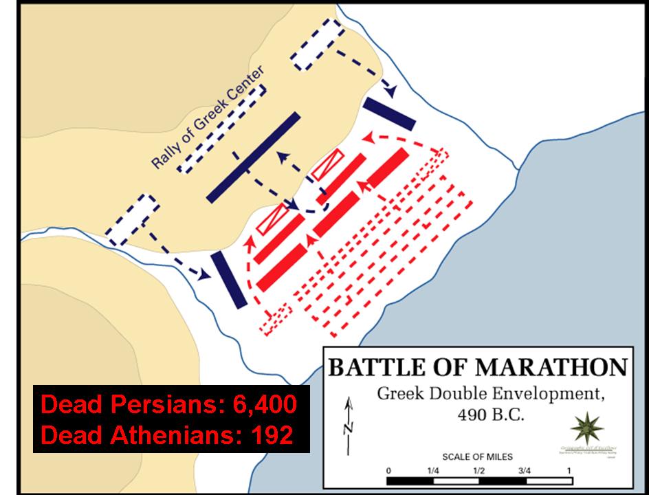 Map of the battle