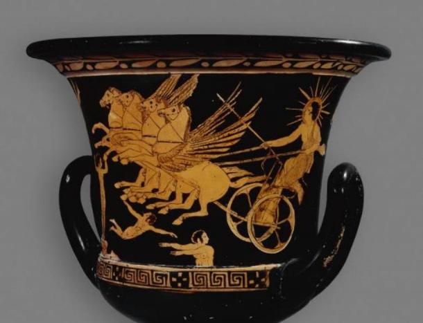 Pottery of the Greek sun god