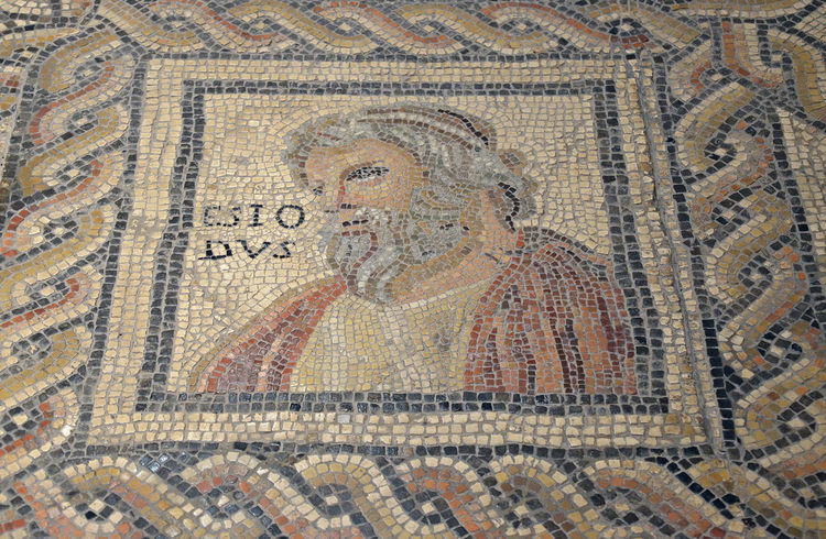 Mosaic of Hesiod