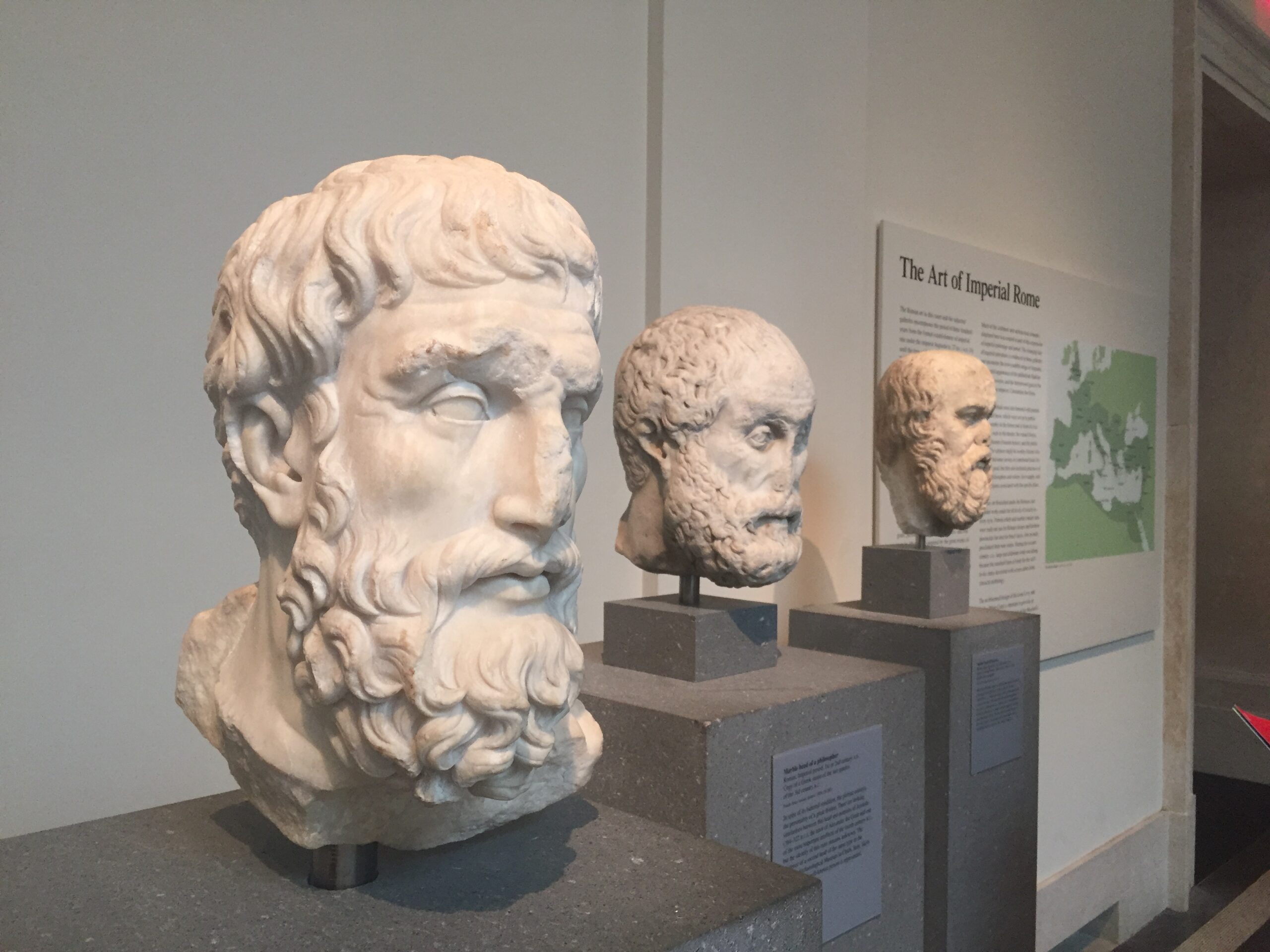 busts of philosophers