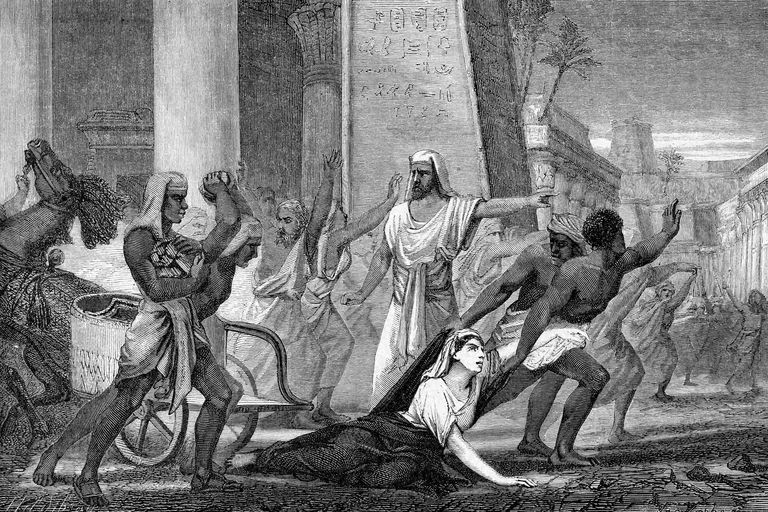 Illustration of Hypatia's murder