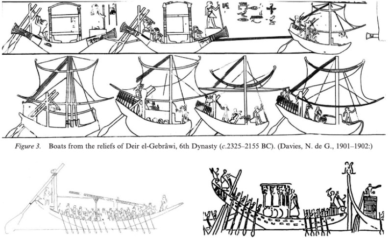 Illustration of Nile Boats