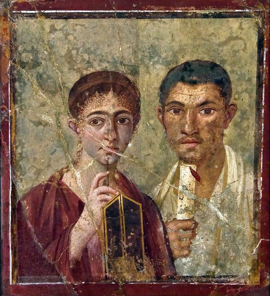  Fresco from a villa from Pompeii 
