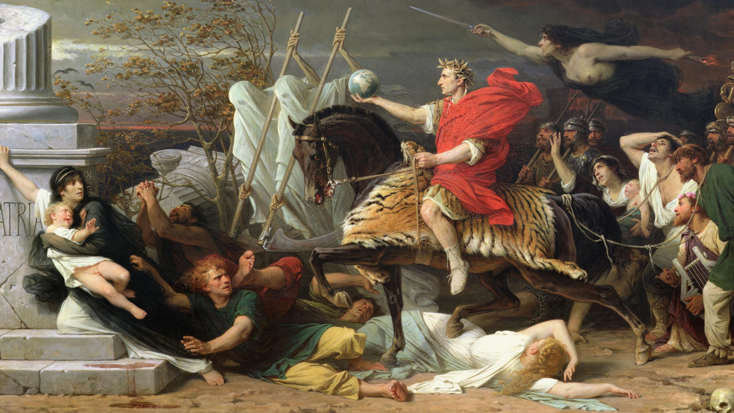 battle of pharsalus painting