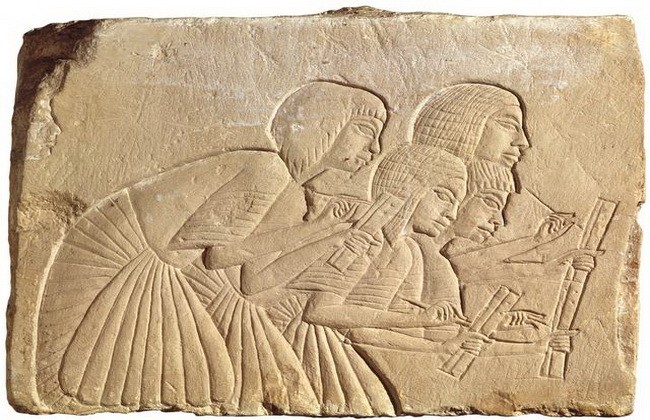 ancient egyptian scribe school