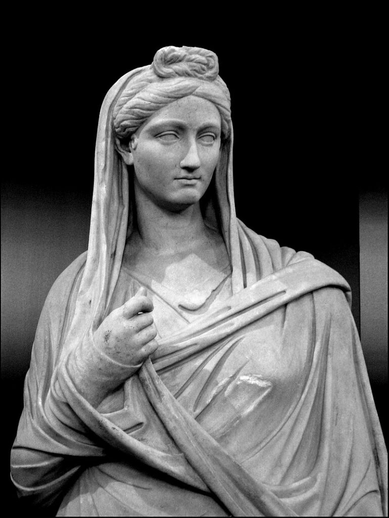 Roman Empress Vibia Sabina; wife of Hadrian, and possibly lover of Suetonus